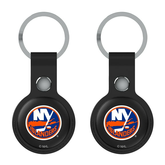 Keyscaper  Black New York Islanders Two-Pack AirTag Holders