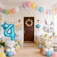 thumbnail image 4 of Easter Themed Number Balloons For Holiday Party And Birthday Celebrations With Metallic Gold Shine Event & Party, 4 of 5
