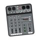 thumbnail image 5 of Consola de sonido con mezclador USB de 4 canales, de uso práctico, pantalla digital, tablero de mezclas, tablero mezclador de sonidos para tra, 5 of 9