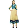 thumbnail image 6 of Bimba Women's Anarkali Kurta Designer Kurti Indian Ethnic Long Flared Blouse Dress, 6 of 9