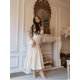 thumbnail image 3 of Vestido elegante femenino liso holgado y plisado con dobladillo, vestido de tirantes elegante con cuello en U, sin mangas, sin espalda, envuelto en la cadera, vestidos largos para fiesta, 3 of 5