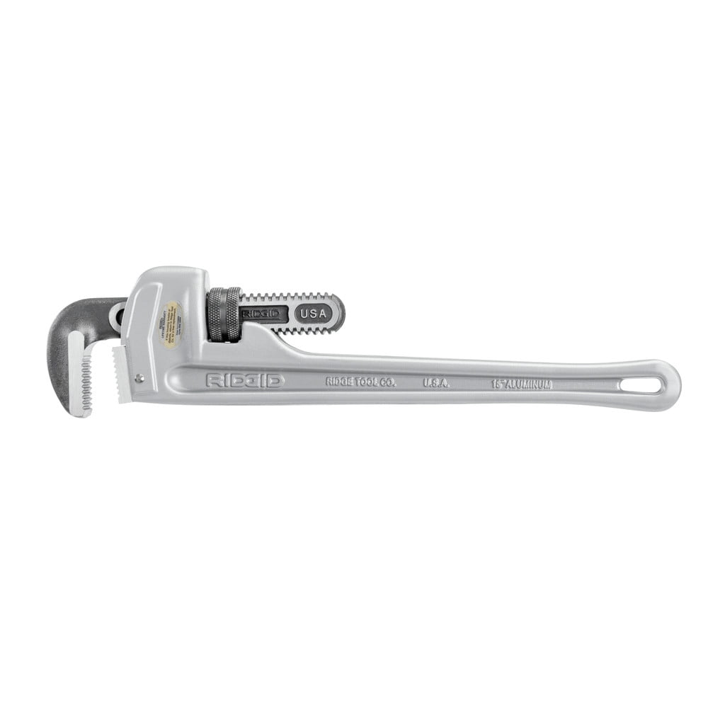 RIDGID 18 in. Straight Pipe Wrench for Heavy-Duty Plumbing, Sturdy