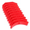 thumbnail image 1 of HIAKDOFT 10pcs Gym Storage Rack Kettlebell Rack Red Plastic Hollow Design For Fitness Training, 1 of 8