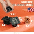 thumbnail image 3 of Large Silicone Mold – Number 8 - Cake Mold, Baking Mold, Ice Tray, 3 of 7