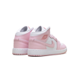 thumbnail image 3 of Jordan 1 Mid GS "Pink Foam Fire Red" DQ8423 608 from Stadium Goods, 3 of 8