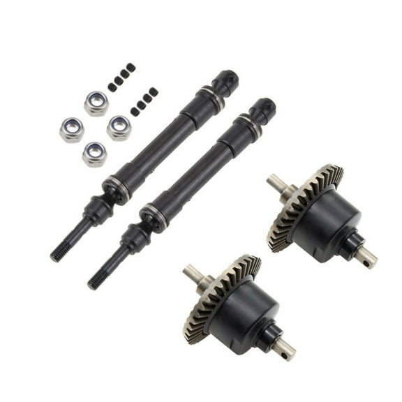 2* 1/10 RC Car Drive Shaft Gear Differential Set for Traxxas Slash 4X4 VXL