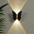 thumbnail image 2 of Lámpara de Pared Impermeable para Exteriores, Lámpara de Pared con Forma de Mariposa, Escalera Minimalista, Lámpara de Pared para Pasillo, Color Negro, 2 of 7