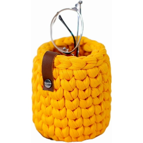 Handmade Eyeglass Holder for Desk - Small Eyeglass Stand for Space-Saving - Vertical Spectacle Organizer for Nightstand or Table - Great Gift for Eyeglass Wearers and Readers