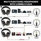 thumbnail image 3 of Audífonos Oneodio Monitoreo de Estudio Aislamiento de Sonido Auriculares con Cable, 3 of 3