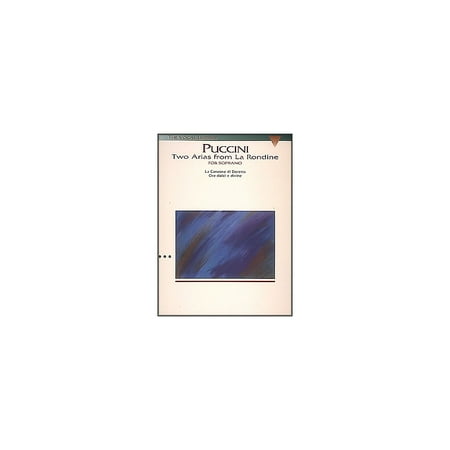- Hal Leonard Puccini: Two Arias from La Rondine for Soprano Voice (The Vocal Library Series)