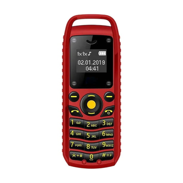 Herunwer Ultra-Compact Dual-SIM Cell Phone with Physical Keyboard and Ear Hook