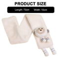 thumbnail image 2 of Bufanda para niños, calentador de cuello de punto suave y cálido, bufanda clásica de invierno para niños y niñas, abrigos, cuello suave a prueba de viento, 2 of 5