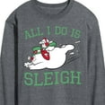 thumbnail image 3 of Frosty The Snowman - Christmas - All I Do Is Sleigh - Men's Long Sleeve T-Shirt, 3 of 5