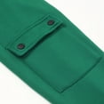 thumbnail image 5 of TOWED22 Men's Hoodies Casual Pullover Hooded Sweatshirt Long Sleeve Quarter Zip Hoody Tops With Kangaroo Pocket(Dark Green,3XL), 5 of 9