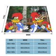 thumbnail image 3 of Custom Name Blanket Woody Woodpecker Tapestry Personalized Blankets Birthday Gift Customized DIY, 3 of 4