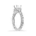 thumbnail image 3 of .29Ct Vintage Diamond Engagement Ring Setting 14K White Gold Semi Mounting, 3 of 3