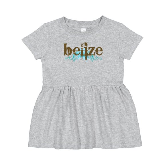 Inktastic Belize Country Grunge Shirts Girls Baby Dress