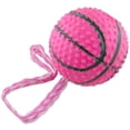 thumbnail image 3 of BV La Belle Vie 2-Piece Set Pet Supplies Soft Chew Toy for Canine Dog Rubber Ball on a Rope - Colors Vary - GMT-10154, 3 of 6