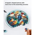 thumbnail image 5 of AuroraX Hanging Halloween Decorations Acrylic Witch and Cat Glowing Window Suncatchers Party Window Bedroom Room Rainbow Maker, 5 of 7