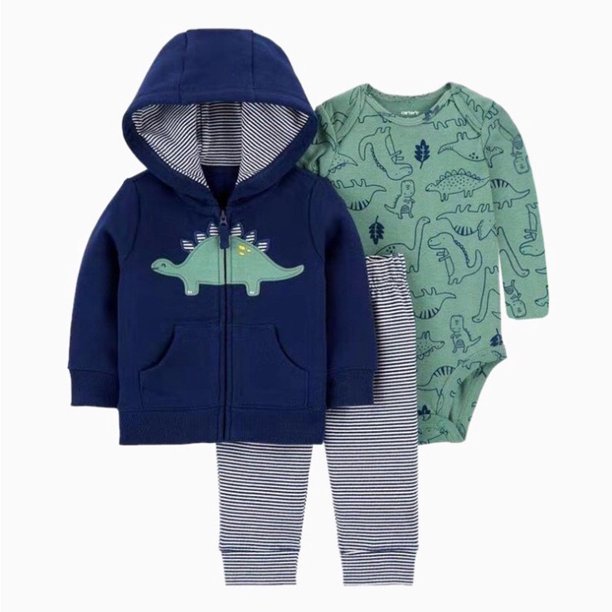 Conjunto térmico bebé / Vestido Festa Junina/Conjunto niño/Conjunto sudadera bebé/Chaqueta niño//Abrigo Con Capucha Cubierta Ropa Pantalón Traje Tres Piezas/Chaleco Trio Carters Niña 6m a 24m/Conjunto Deng Xun unisex