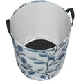 thumbnail image 3 of Panier à Linge Imprimé Bleu pour Bacs de Rangement Paniers Cadeaux Panier à Linge de Chambre, 3 of 8