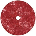 thumbnail image 6 of CY5O5ee Christmas Tree Skirt Red 23.6inch Sequin Xmas Tree Mat Tree Skirt Cover Christmas Decor Party Indoor Holiday Tree Ornaments Family Classic Decorations, 6 of 8