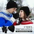thumbnail image 6 of Winter Beanie Hat Gloves Set, Soft Knitted Hat Stretchy Gloves Warm Skull Cap Set for Women Men Gifts, 6 of 6