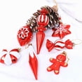 thumbnail image 4 of 4/6/8/12 Pcs Christmas Ball Ornaments Star Cane Lollipop Cupcake Hanging Decoration for Xmas Tree Home Indoor Decor, 4 of 8