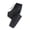 Black, variant on CPNG Girls Boys Daily Casual Solid Color Elastic Waist Ice Silk Casual Loose Pants Quick Drying Sports Pants(Dark Gray,12-13 Years)
