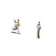thumbnail image 5 of Figuras de payasos,Estatua de payaso,escultura,adorno de mesa,Colección de estatuillas de payasos adorables,Figura de escritorio,Figuras africanas de arte,artesanías,escritorio coleccionable, 5 of 8