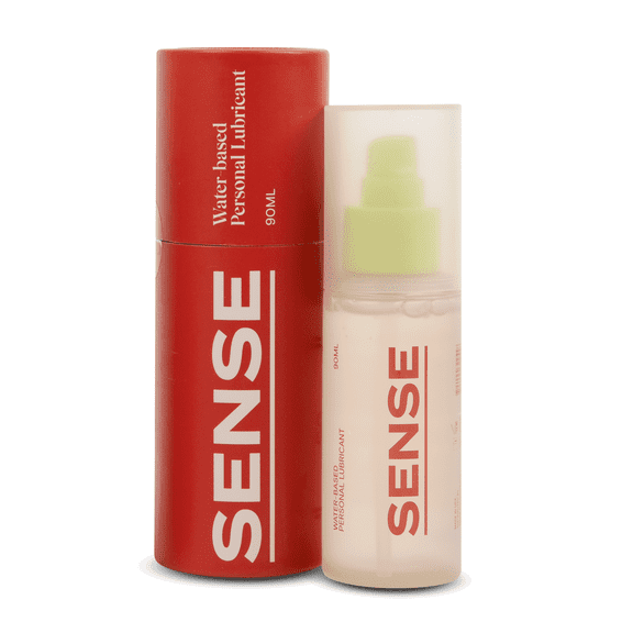 Sense Water Based Lubricant, 90ml Silky Smooth Personal Lubricant, Long Lasting Lube, Made in USA