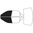 thumbnail image 2 of Rvinyl Window Tint Kit Compatible with Chevrolet Impala 1995-1996 - Front Precut Kit - 5%, 2 of 8