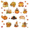 thumbnail image 6 of 12Pcs Thanksgiving Fall Paper Hanging Ornaments Tree Decorations With Ropes 12 Different Newly Designed Decorations For Home Party Gift Displays Paper Craft Exquisite, 6 of 7