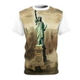 thumbnail image 2 of Statue of Liberty Urban Wanderer Unisex Tee, 2 of 7