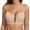 1-Beige, variant on Women's Deep U Plunge Push Up Bra Low Cut Underwire Bra Seamless Low-Cut Bra For Dresses