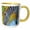 Yellow/White, variant on 3drose, Zebra. African Wildlife. Zoo. Cool Image., 11oz Two-tone Yellow Mug
