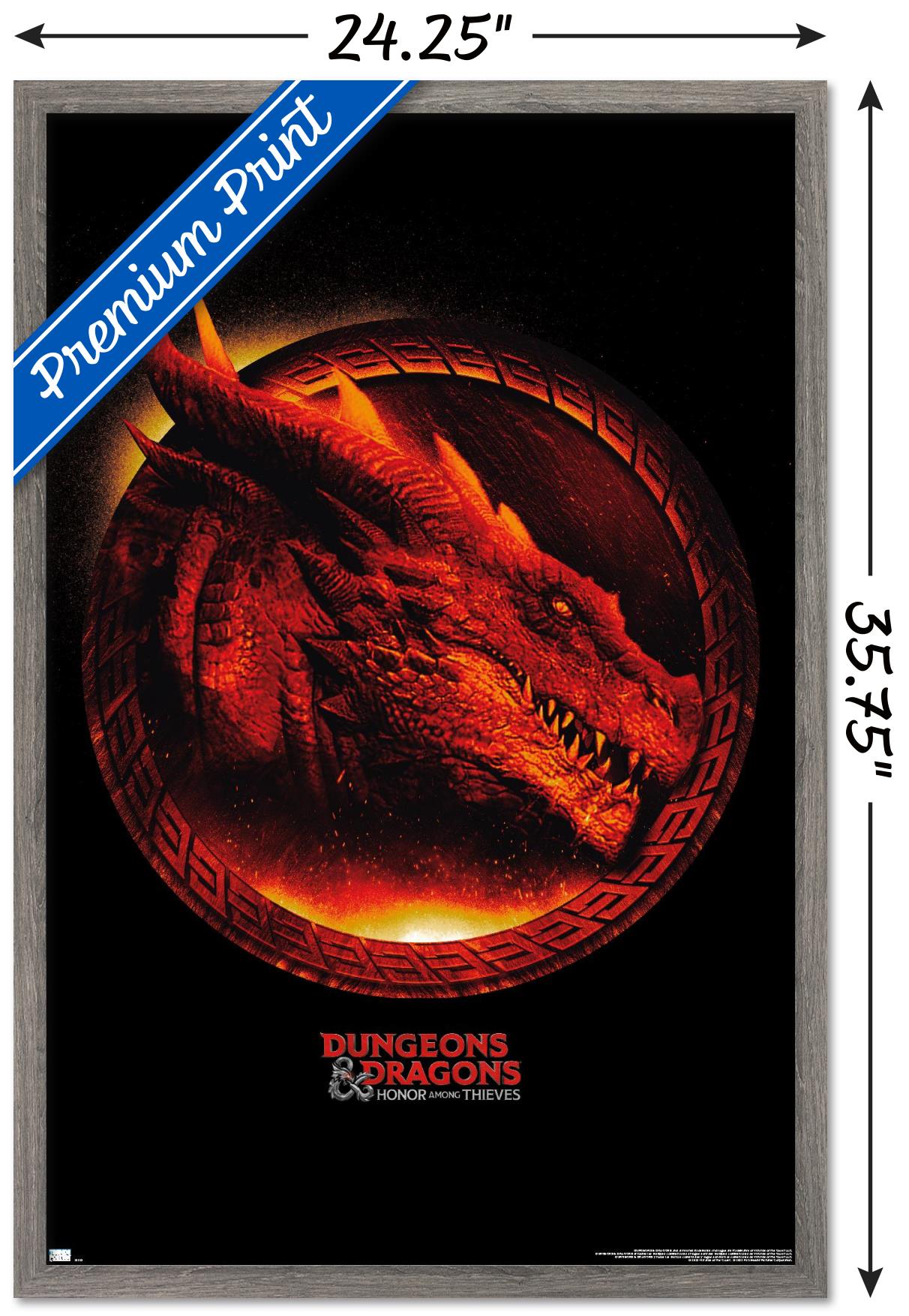 Dungeons And Dragons - Honor Among Thieves - Dragon Wall Poster, 22.375" x 34" Framed