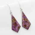 thumbnail image 4 of Desiregem Natural Purpurite - South Africa 925 Sterling Silver Adult Women Earrings Jewelry SDE50482, 4 of 5