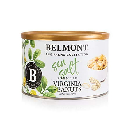 Belmont Peanuts Sea Salt Virginia Peanuts  25oz  Farms Collection