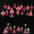 thumbnail image 3 of Decoración navideña Árbol de Navidad Manualidades hechas a mano Fondo Ventana Suministros Origami Decoraciones navideñas, 3 of 3