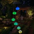 thumbnail image 2 of Labymos Solar Energy Powered Wind Chime Lamp Color-changing Outdoor Garden Street Solar Panel Light, 2 of 7