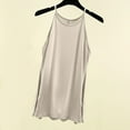 thumbnail image 2 of Timegard Tank Tops for Women Round Neck Side Split Soft Sleepwear Summer Casual Camis Pajamas Shirts Top, 2 of 5