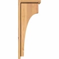 thumbnail image 3 of 7 1/2"W x 10"D x 26"H Huntington Smooth Corbel w/Backplate, Western Red Cedar, 3 of 9