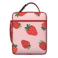 thumbnail image 5 of Strawberry Lunch Box Insulated Lunch Bag Box Women Men Reusable Cute Small Bento Lunch Box Containers for Travelers Cooler Tote Bag Lunchbox for Office School Picnic, 5 of 6