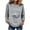 Gray, variant on Crewneck Sweatshirts Women Loose Long Sleeve Solid Color Without Hood Fashion Casual Sweatshirt With Pocket For Everyday Ease Crew Neck Sweatshirts Women