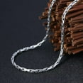 thumbnail image 4 of K-KED Real 925 Sterling Silver Necklace Men Women 3mm Long Box Snake Link Chain -20inch=50cm-32-34g, 4 of 9
