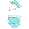 thumbnail image 2 of CutiePlusU Adult Sized Pacifier Dummy for Adult Babies Big Shield Green, 2 of 6