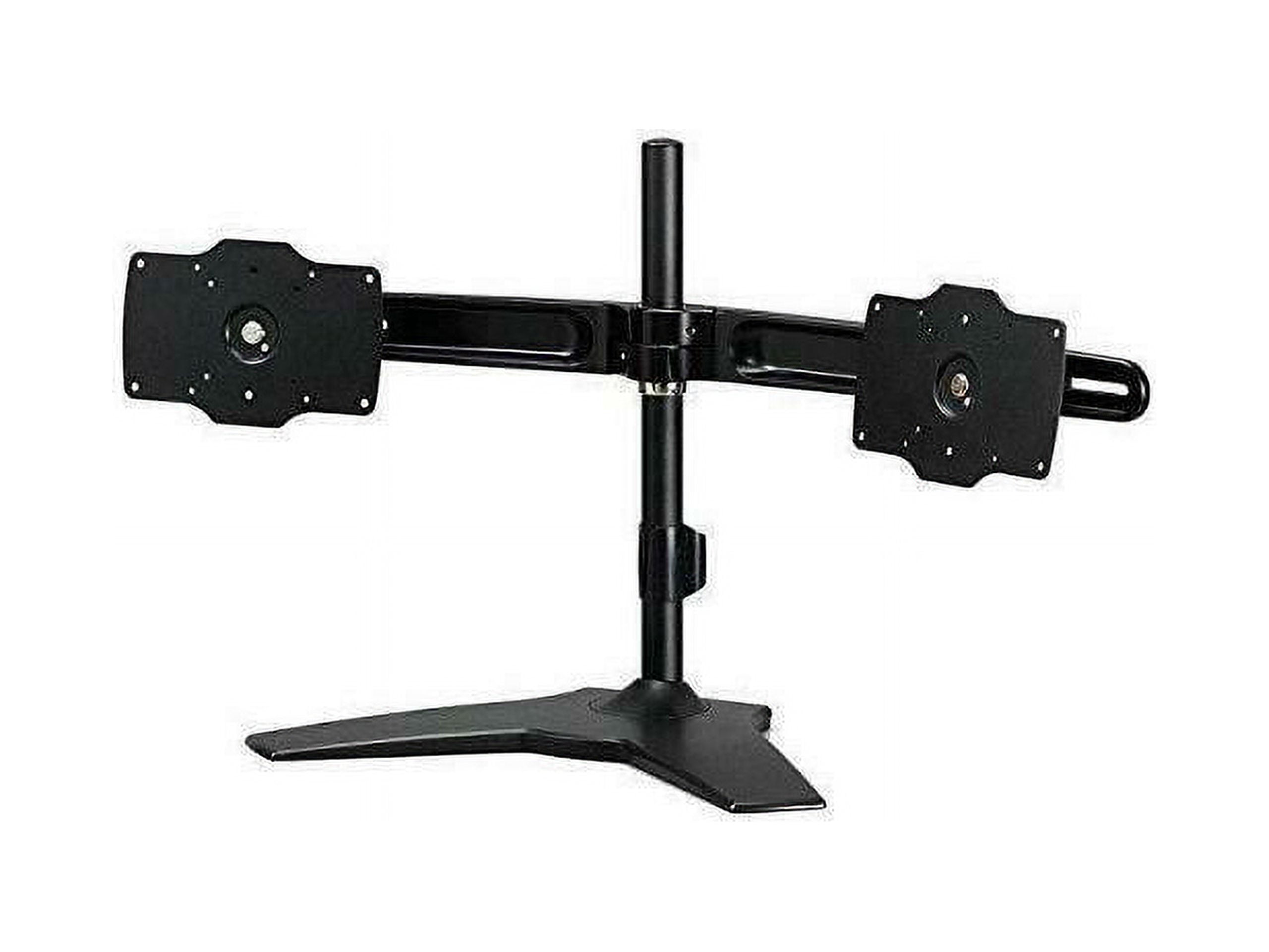 Amer Networks Dual Monitor Stand for 32″ Displays, Black