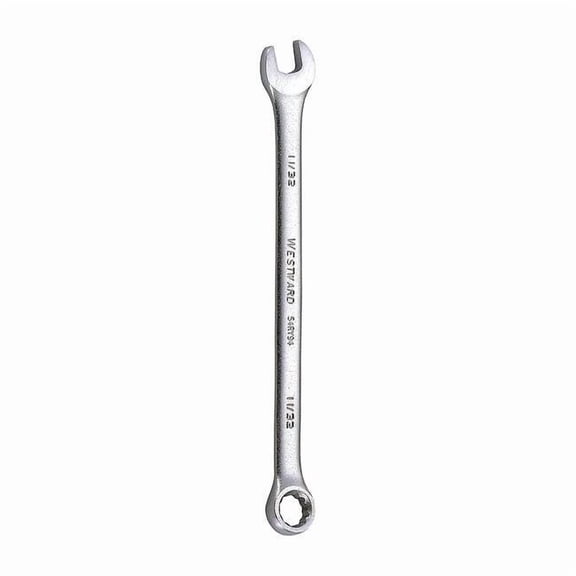 Westward Combination Wrench,11/32",SAE,Satin 54RY94