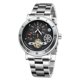 thumbnail image 1 of Mirar Irfora Reloj mecánico para hombre Reloj de pulsera multifunción de moda con banda de acero Relojes 3ATM Irfora Mirar, 1 of 7